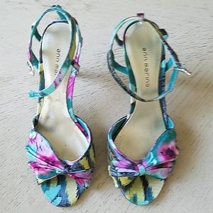 Ann Marino flowered heels